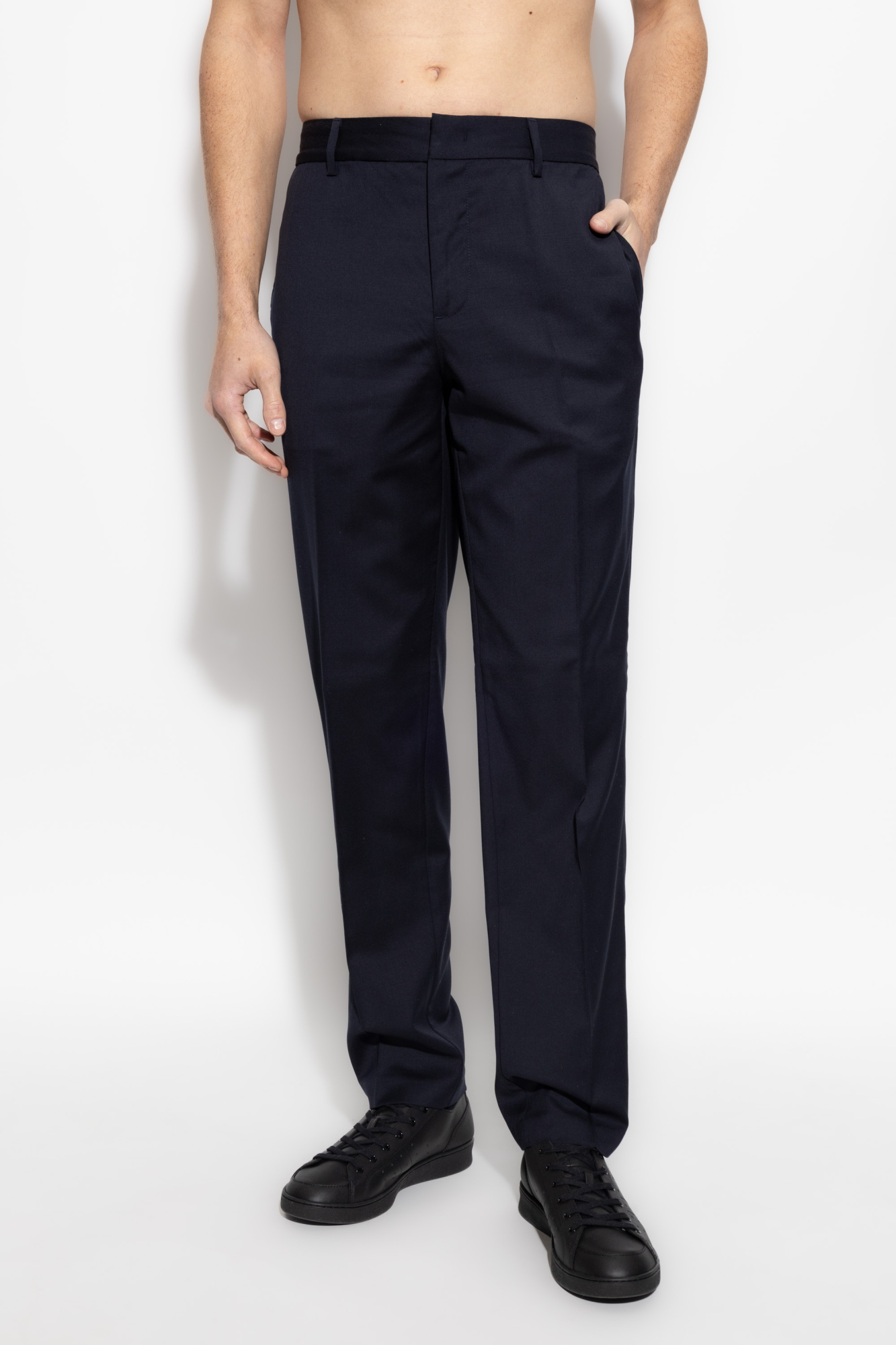 スーツ Emporio Armani basic trousers Five-pocket, regular-fit, virgin-wool trousers | Giorgio Armani